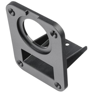 Single Panel mount with 1 Accessory Cutout