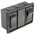 Works with Contura panel mount accessories