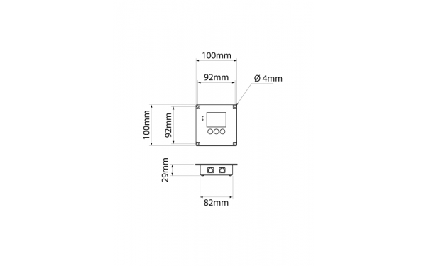 Optional remote panel