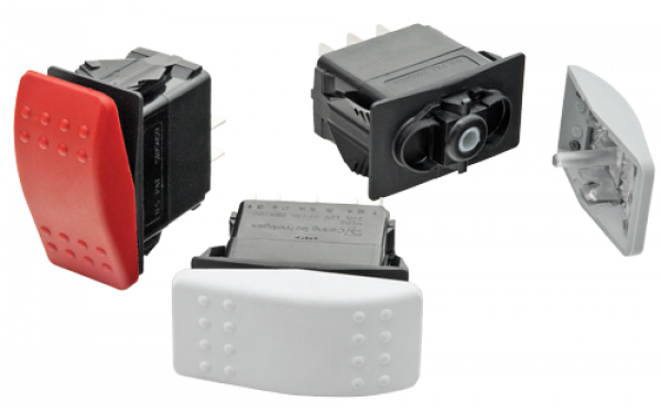 Black, White, Grey & Red Actuators available