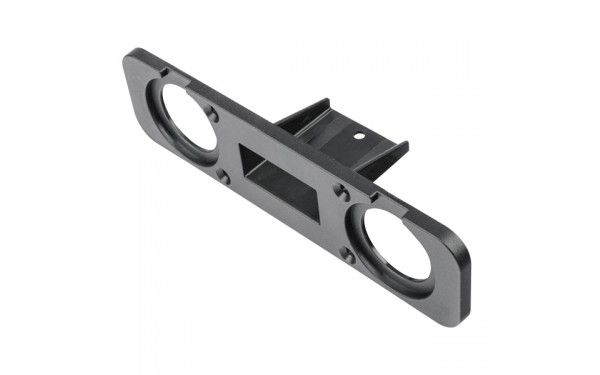 Single Panel mount with 2 Accessory Cutouts