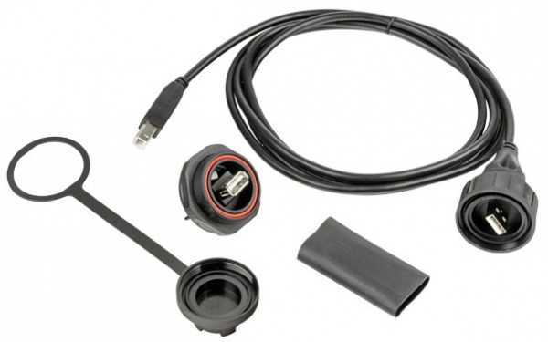 Remote USB diagnostic connector