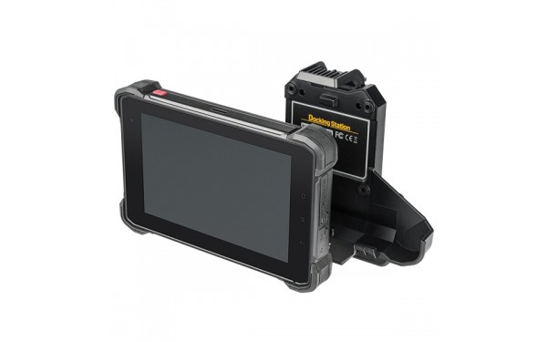 Tablet with in-cab docking station