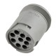 In-line Receptacle Threaded Rear